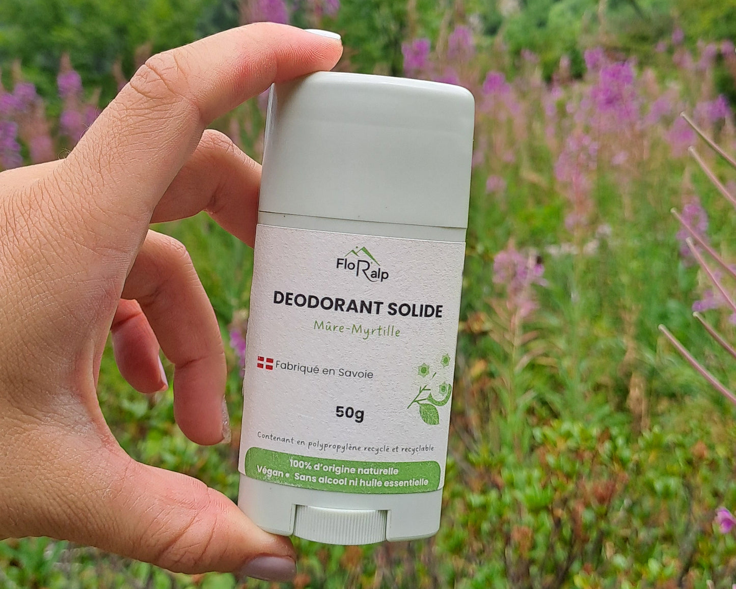 Déodorant solide 50g - Mûre/Myrtille