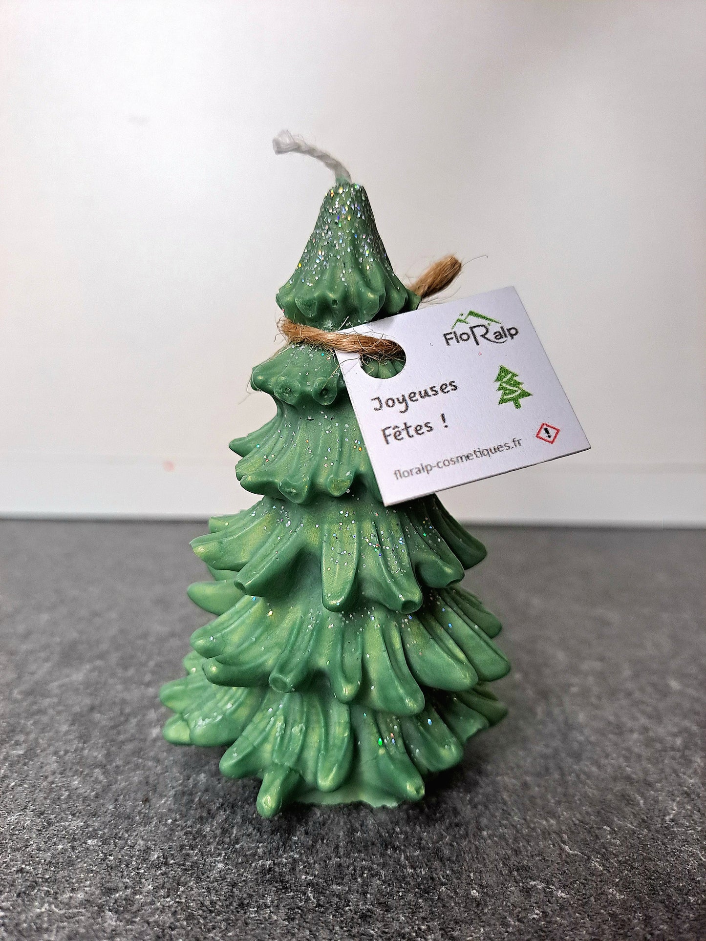 Bougie de noël FloR'alp