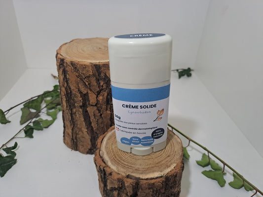 Crème hydratante naturelle solide 50g - Cynorrhodon
