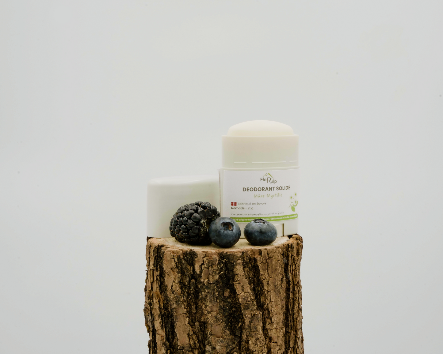 Déodorant naturel solide 25g - Mûre/Myrtille