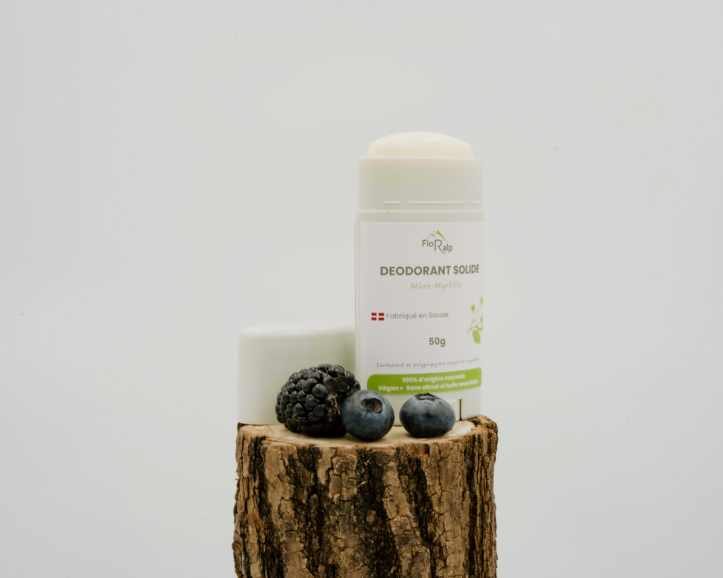Déodorant naturel solide 50g - Mûre/Myrtille
