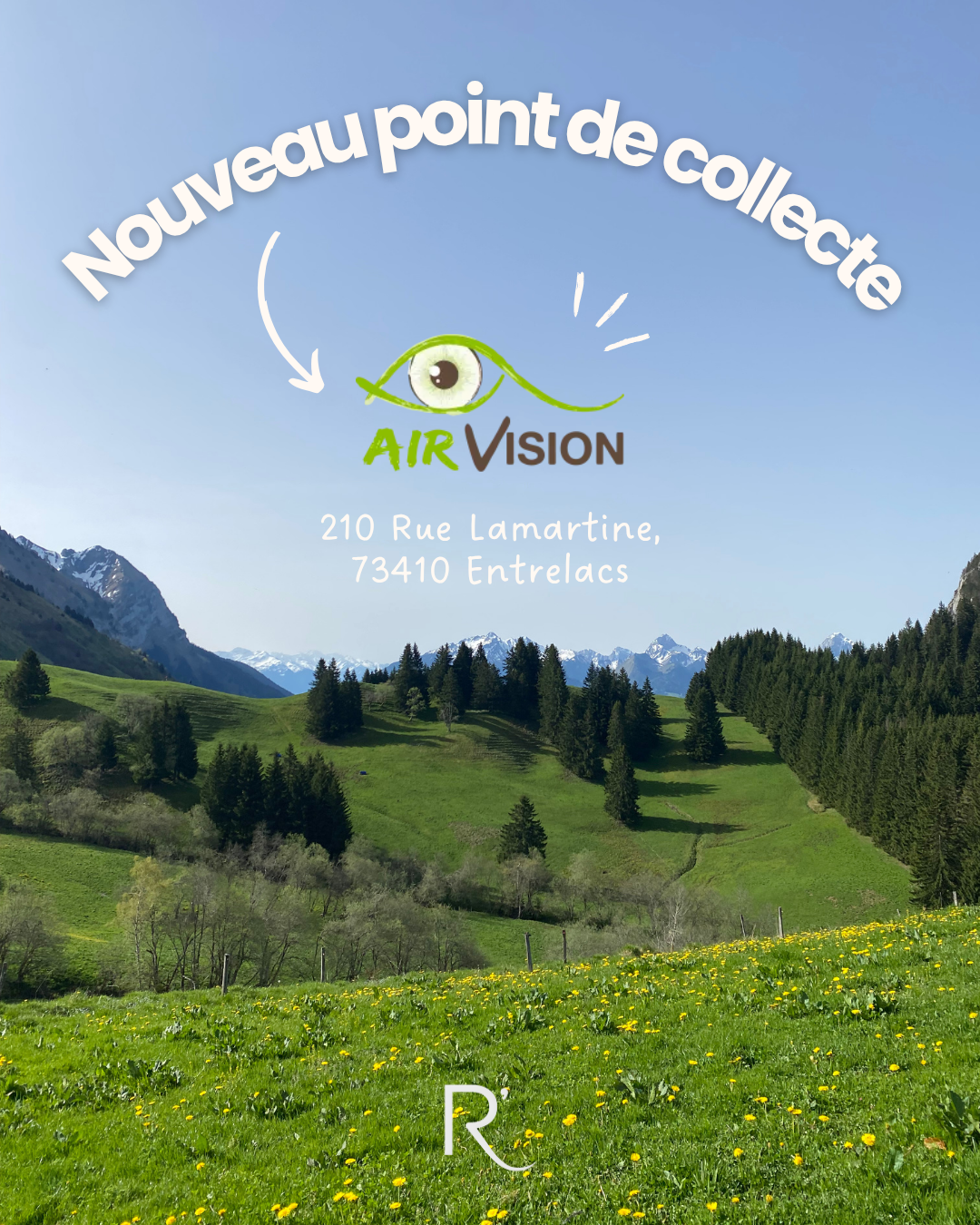 🌿 Un point de collecte local pour vos déos FloR’alp : rendez-vous chez Air Vision à Albens !