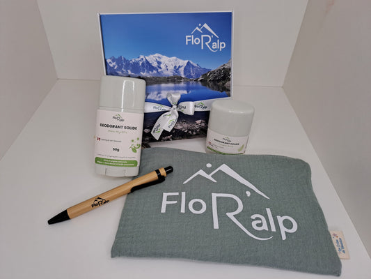 COFFRET CADEAU DUO – déodorants naturels & trousse artisanale