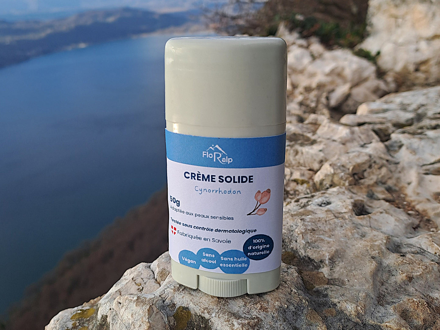 Crème hydratante naturelle solide 50g - Cynorrhodon