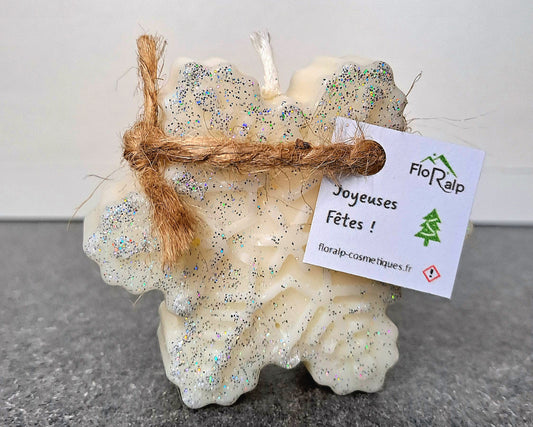 Bougie de noël FloR'alp