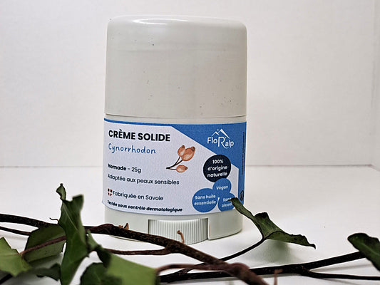 Crème hydratante naturelle solide 25g - Cynorrhodon
