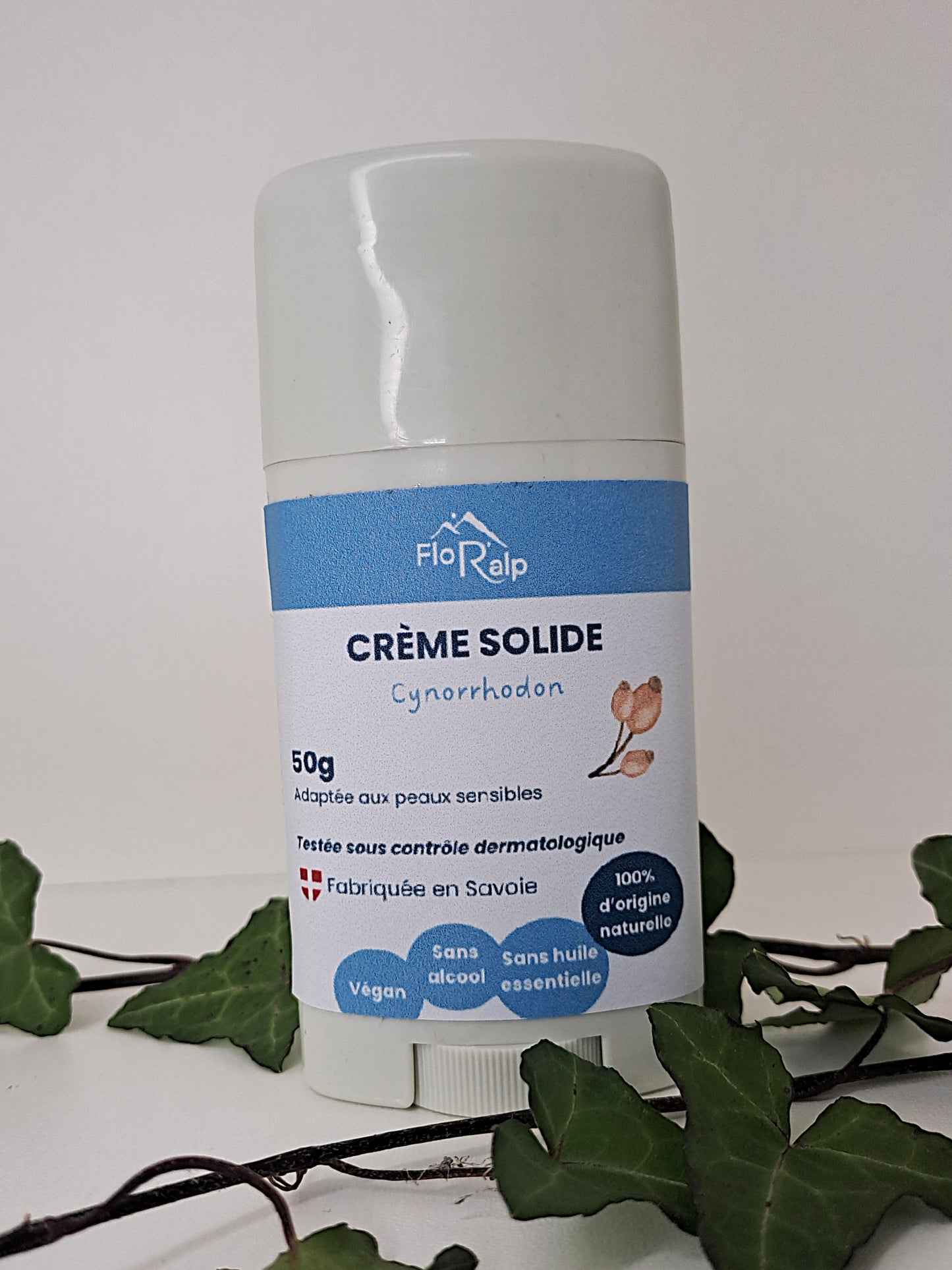 Crème hydratante naturelle solide 50g - Cynorrhodon