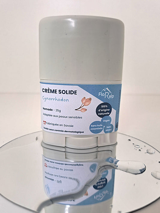 Crème hydratante naturelle solide 25g - Cynorrhodon