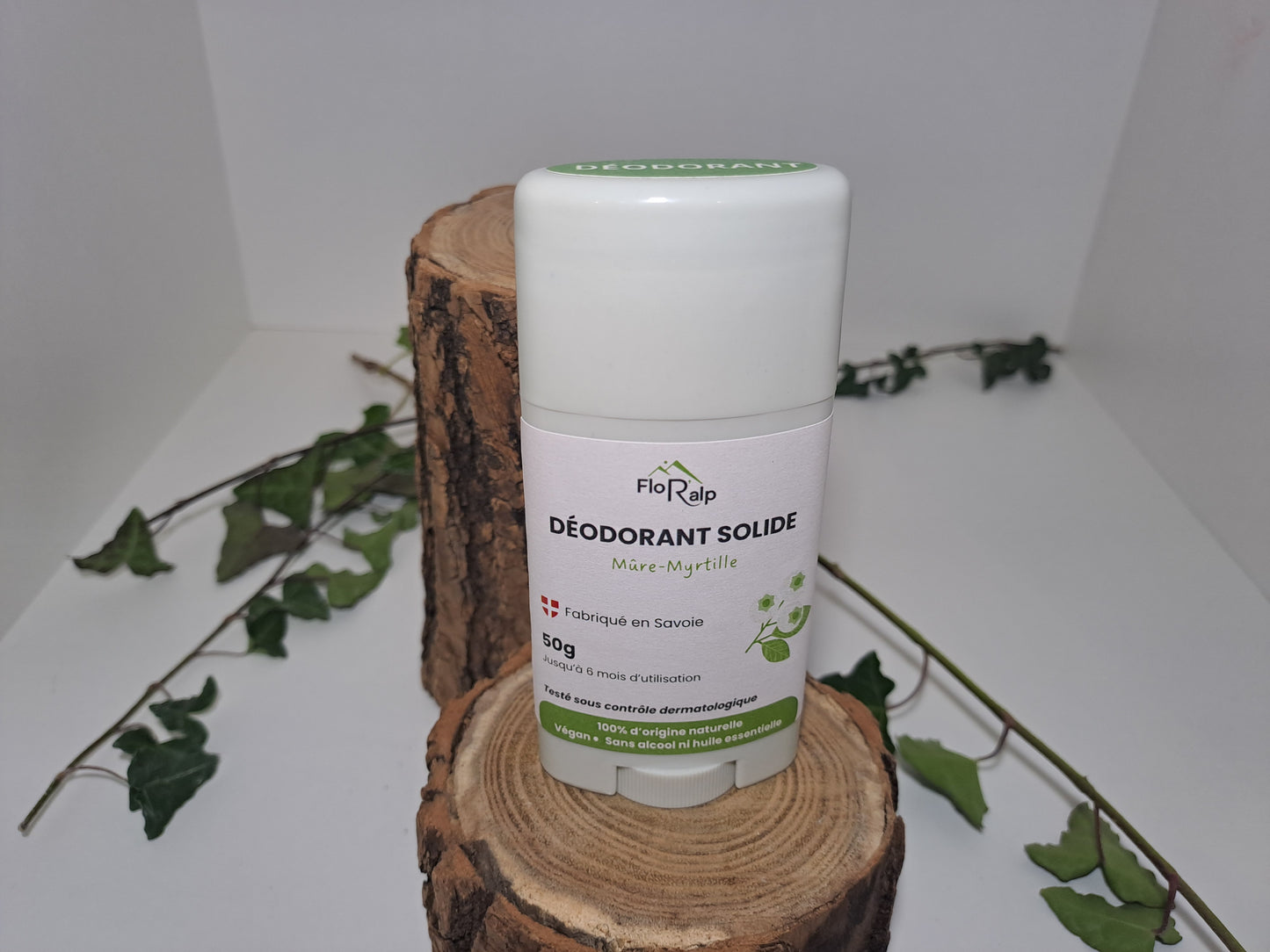 Déodorant naturel solide 50g - Mûre/Myrtille