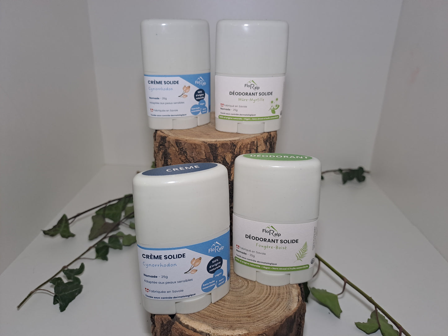 Pack Nomade – déodorants et crèmes solides