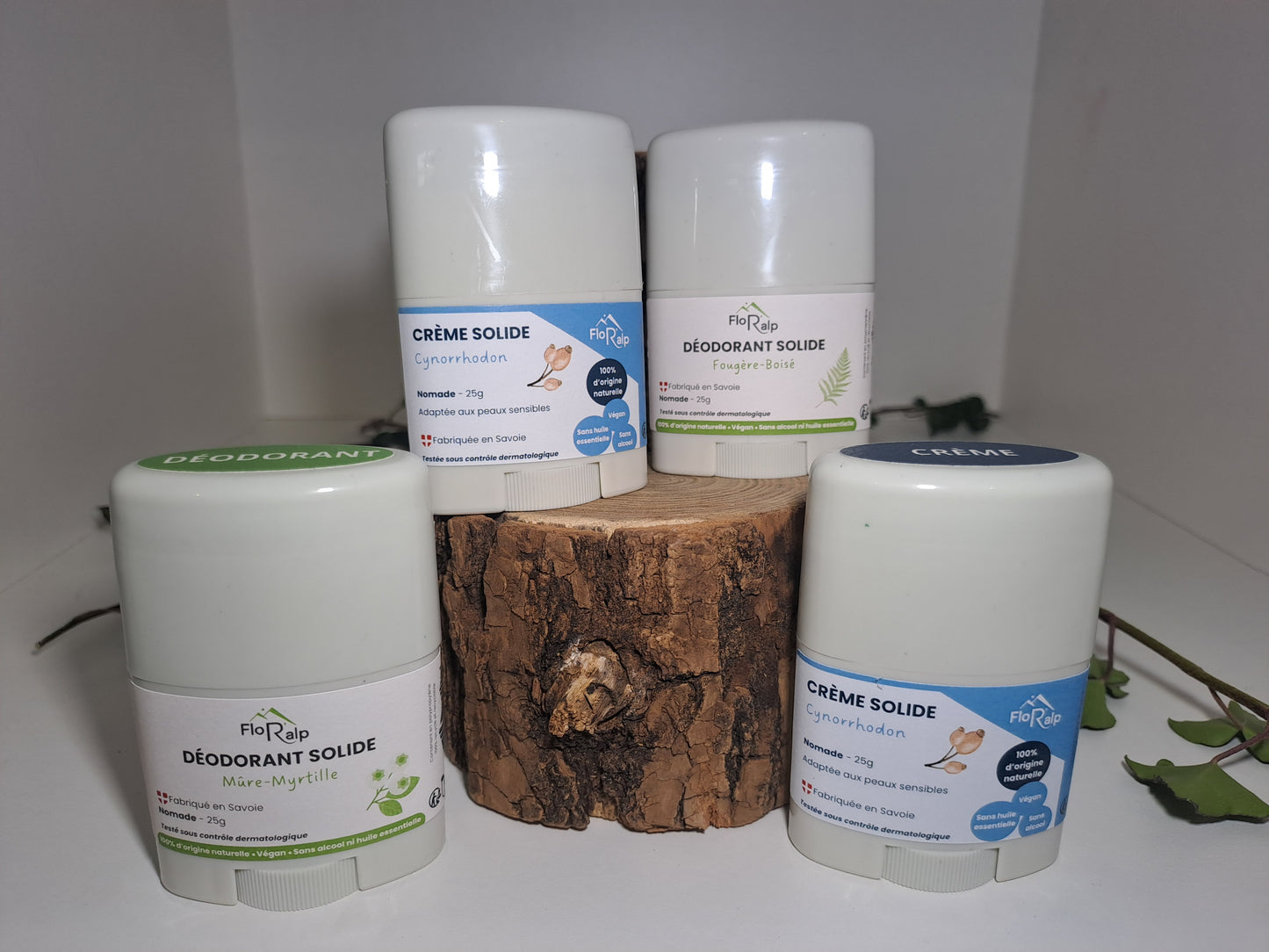 Pack Nomade – déodorants et crèmes solides