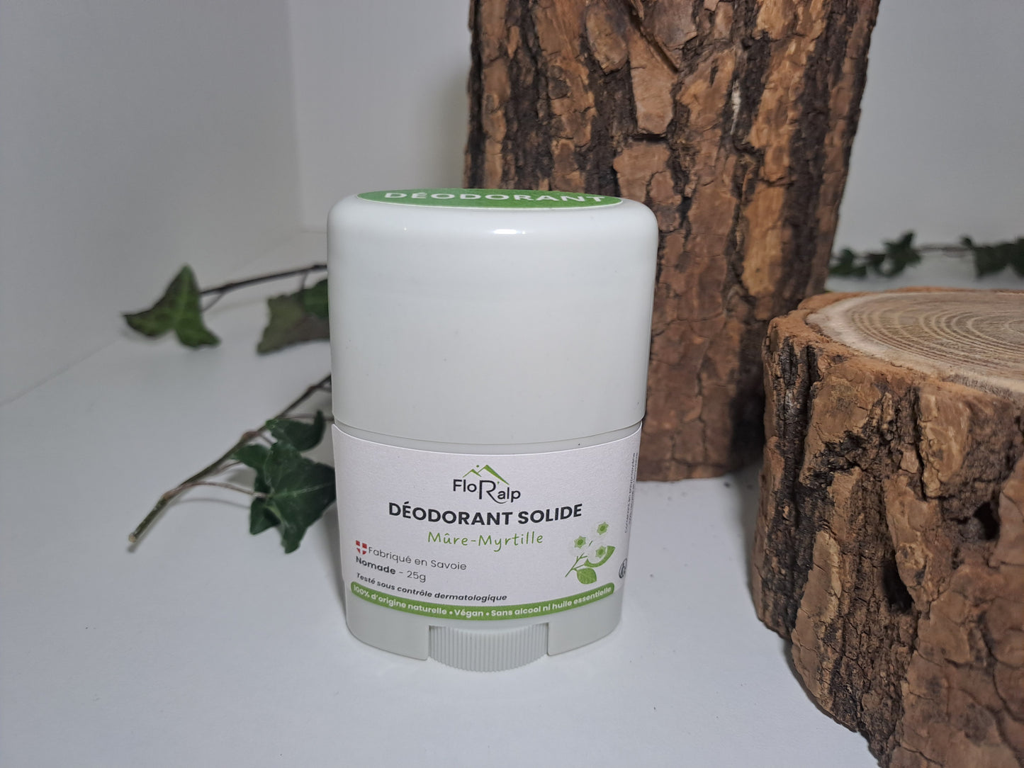 Déodorant naturel solide 25g - Mûre/Myrtille